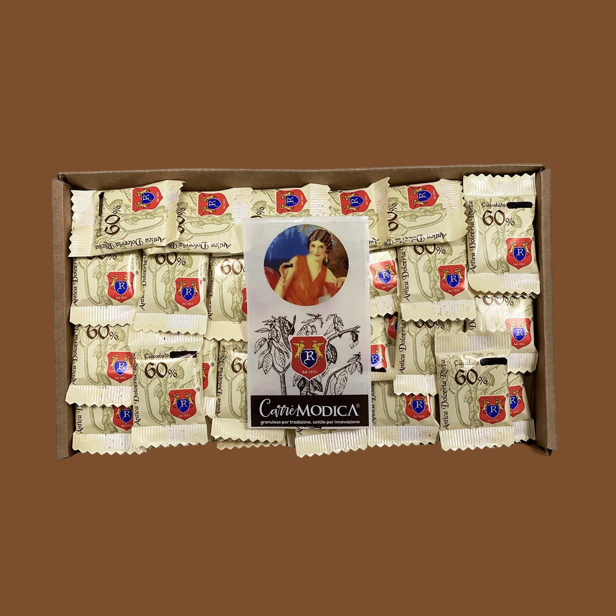 CarrèModica - Geschenkpackung mit 42 Schokoladen | Antica Dolceria Rizza