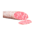 Gereifte Salami mit marmorierter Scheibe